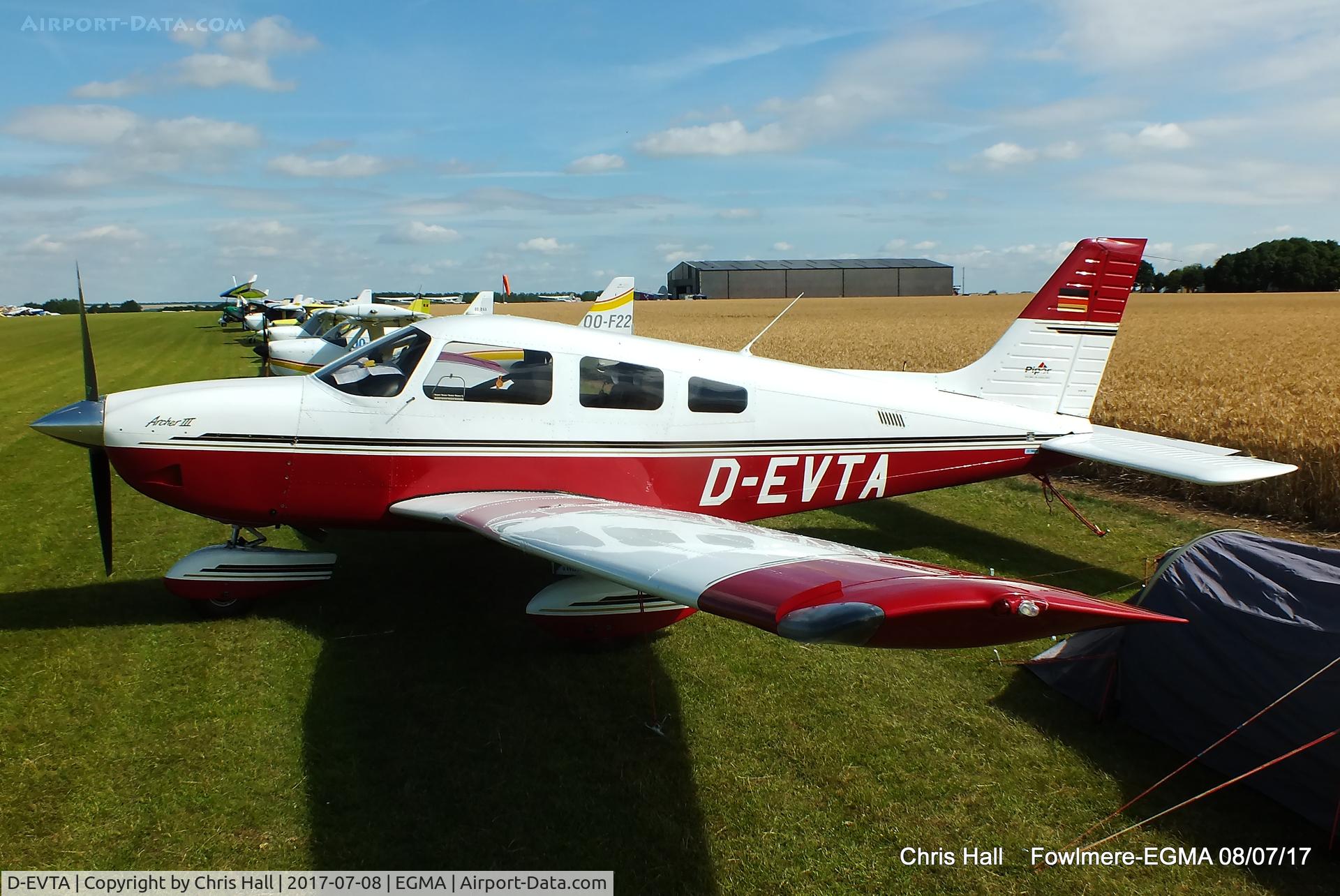 D-EVTA, Piper PA-28-181 Archer III C/N 28-43033, at Fowlmere