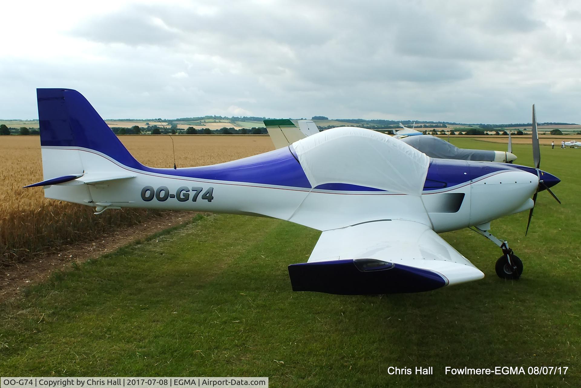 OO-G74, 2003 B & F Technik FK-14B Polaris C/N 019, at Fowlmere