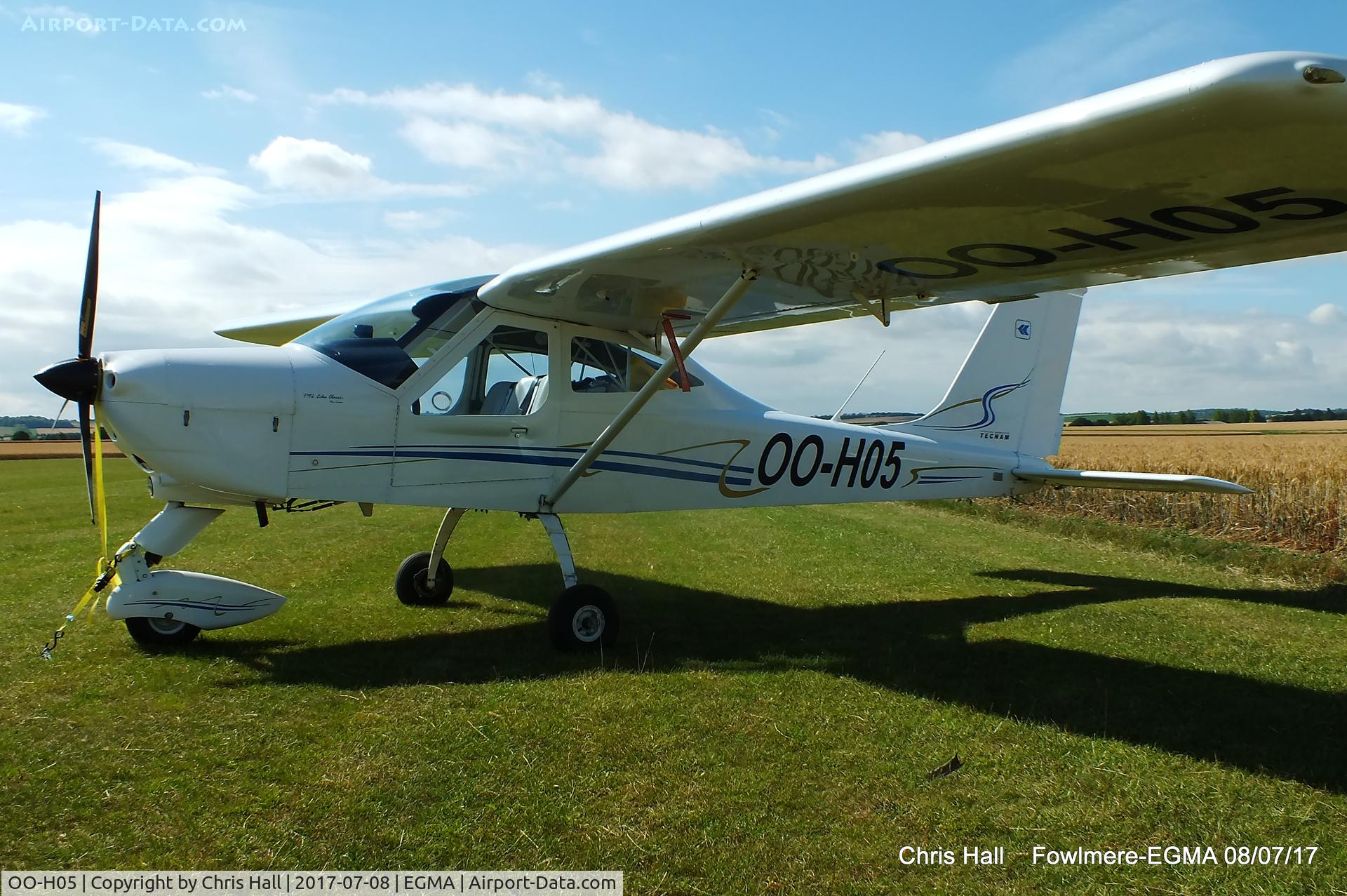 OO-H05, 2012 Tecnam P-92 Echo C/N 1425, at Fowlmere
