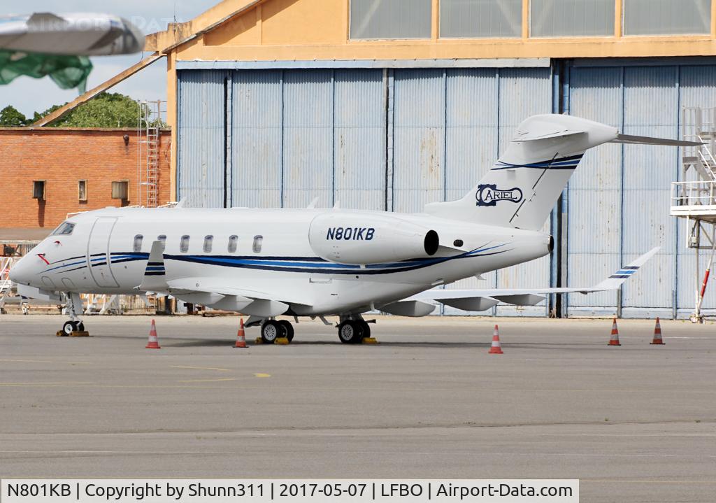 N801KB, 2014 Bombardier Challenger 350 (BD-100-1A10) C/N 20503, Parked at the General Aviation area...