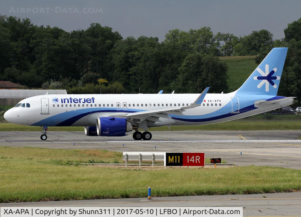 XA-APA, 2017 Airbus A320-251N C/N 7581, Delivery day...