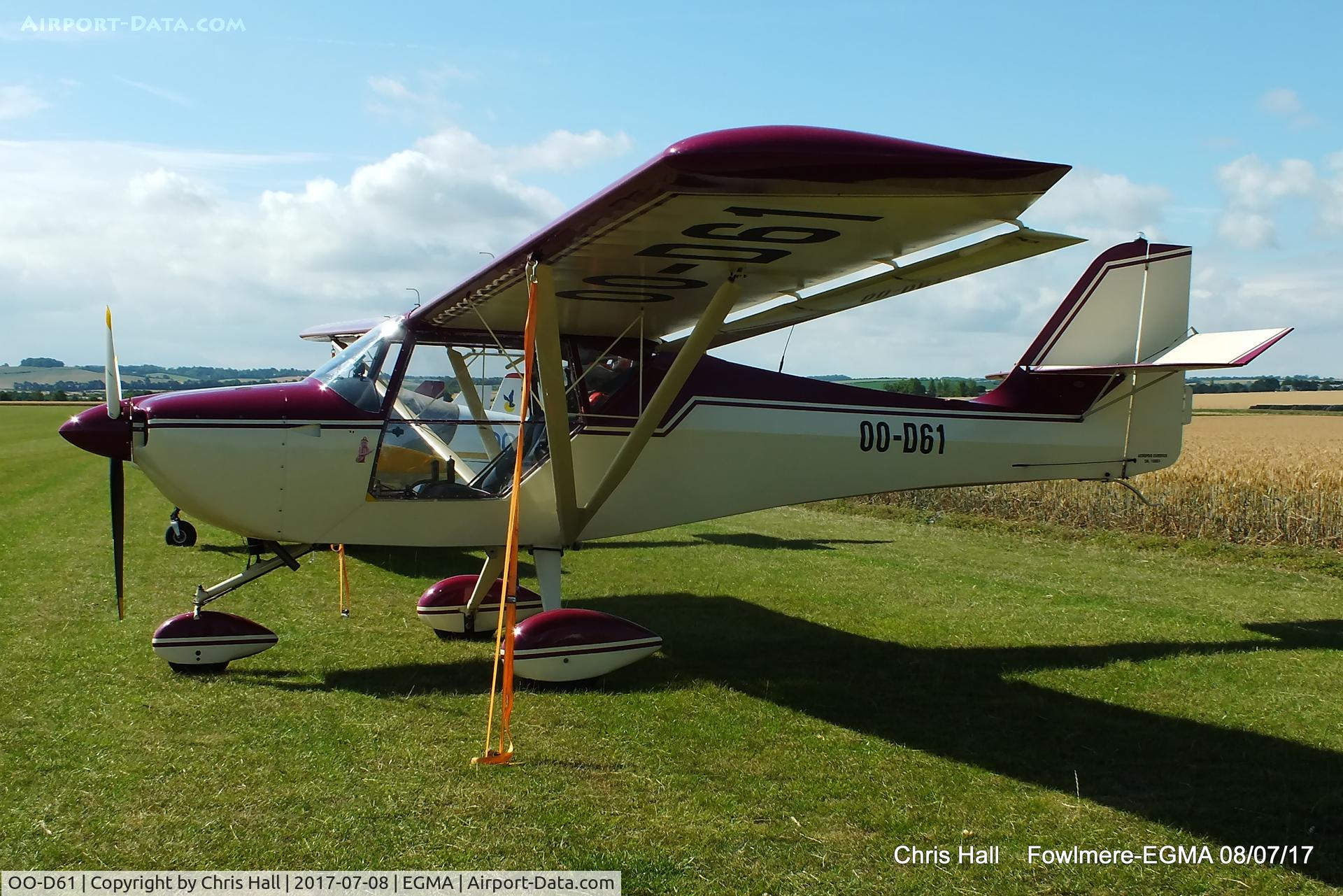 OO-D61, 2001 Aeropro Eurofox C/N 10001, at Fowlmere