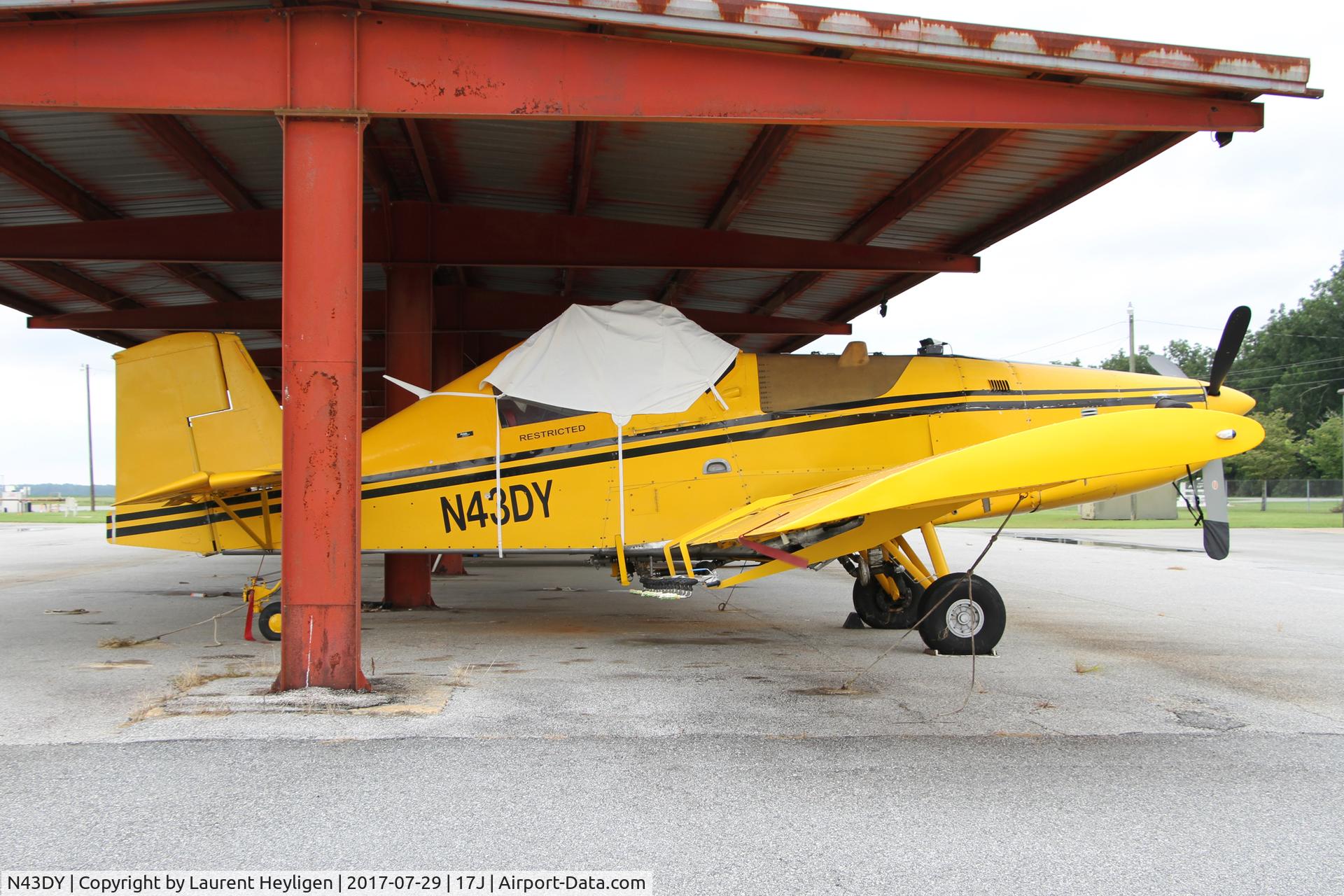 N43DY, 1992 Ayres S2R-T34 Thrush C/N T41-178DC, Photographed at Donalsonvile Municipal Airport