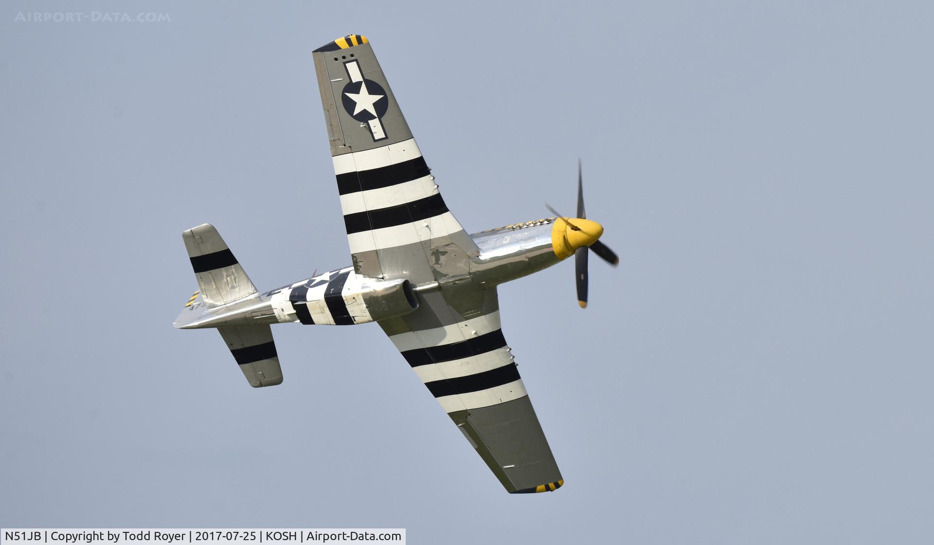N51JB, 1944 North American P-51D Mustang C/N 122-39488, Airventure 2017