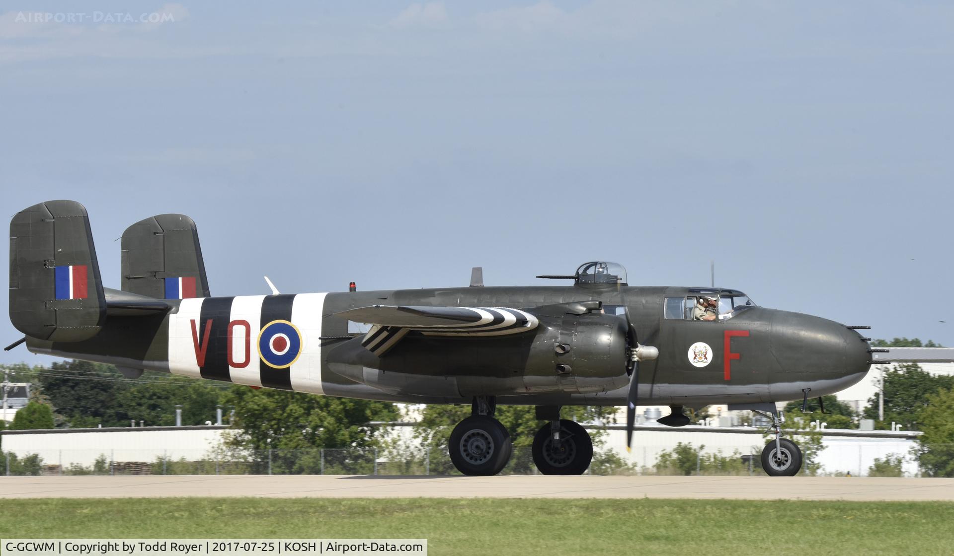 C-GCWM, 1945 North American B-25J Mitchell Mitchell C/N 108-47734, Airventure 2017