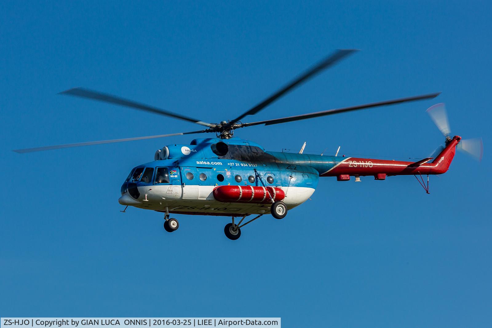 ZS-HJO, Mil Mi-17 Hip C/N 108M03, Takeoff
