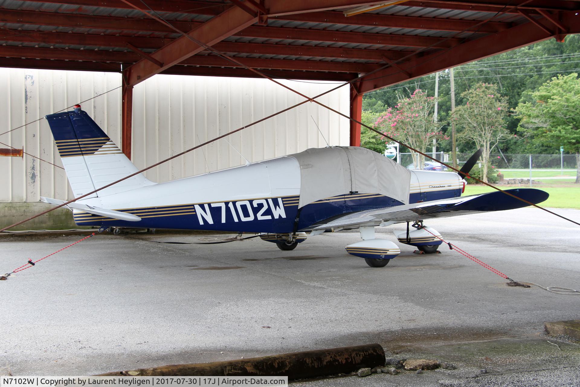 N7102W, 1962 Piper PA-28-180 C/N 28-889, Take at at Donalsonville Municipal Airport