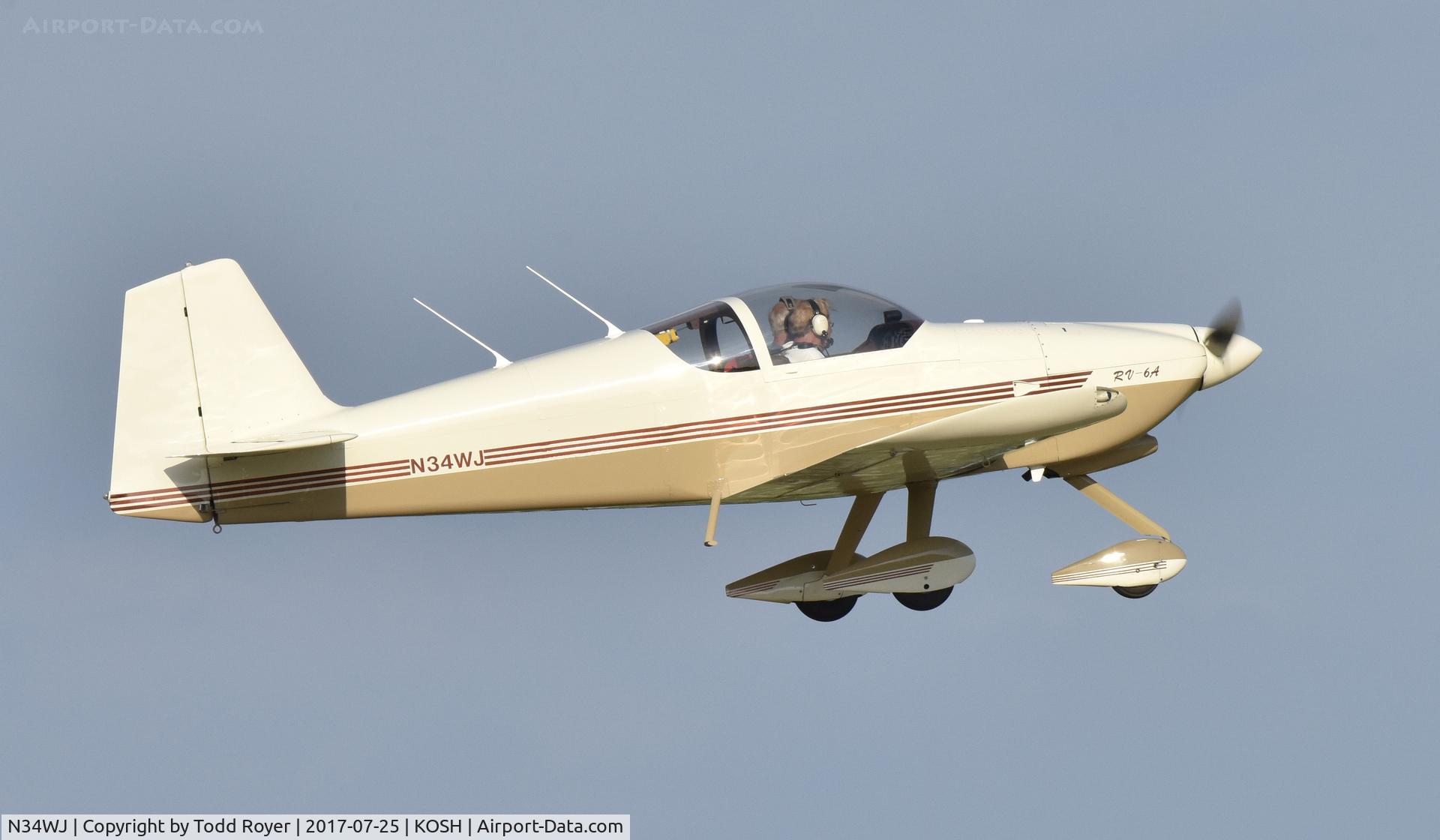 N34WJ, 1994 Vans RV-6A C/N 20493, Airventure 2017