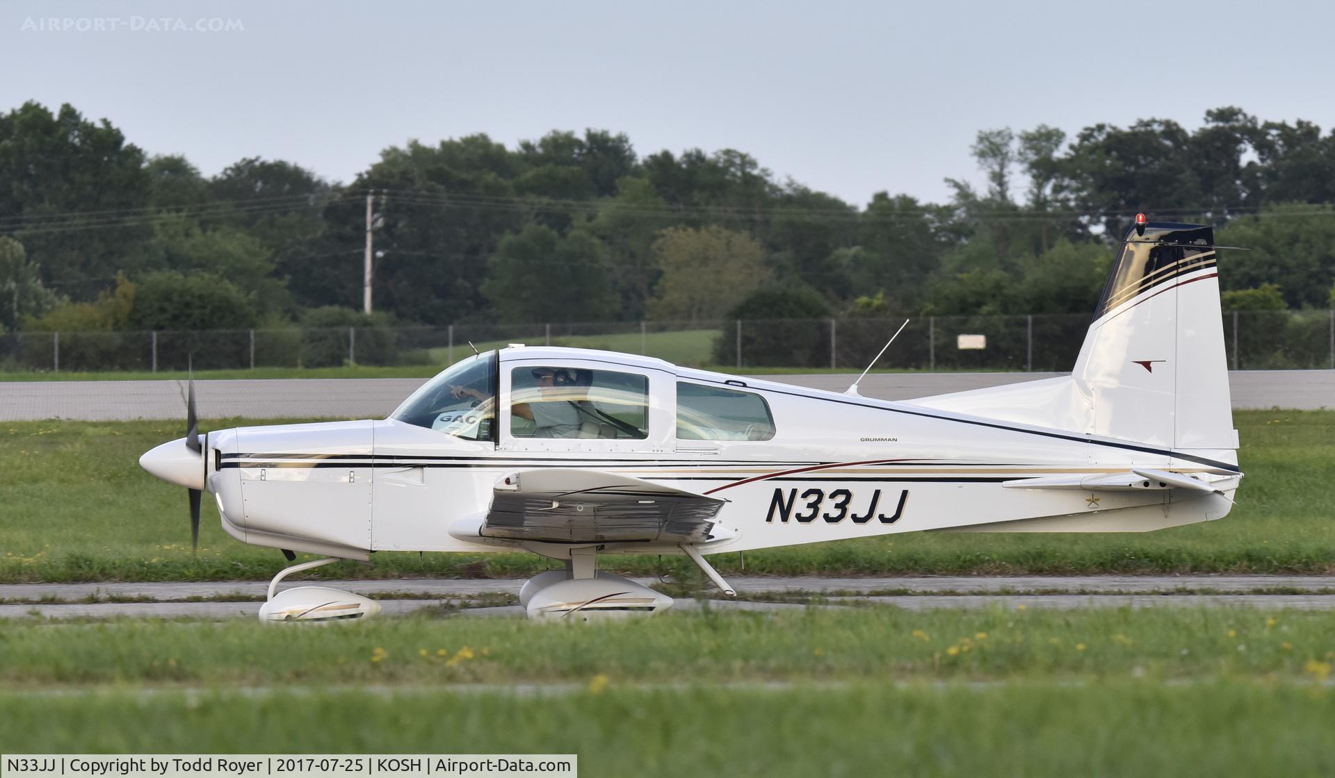 N33JJ, 1972 American AA-5 C/N AA5-0061, Airventure 2017