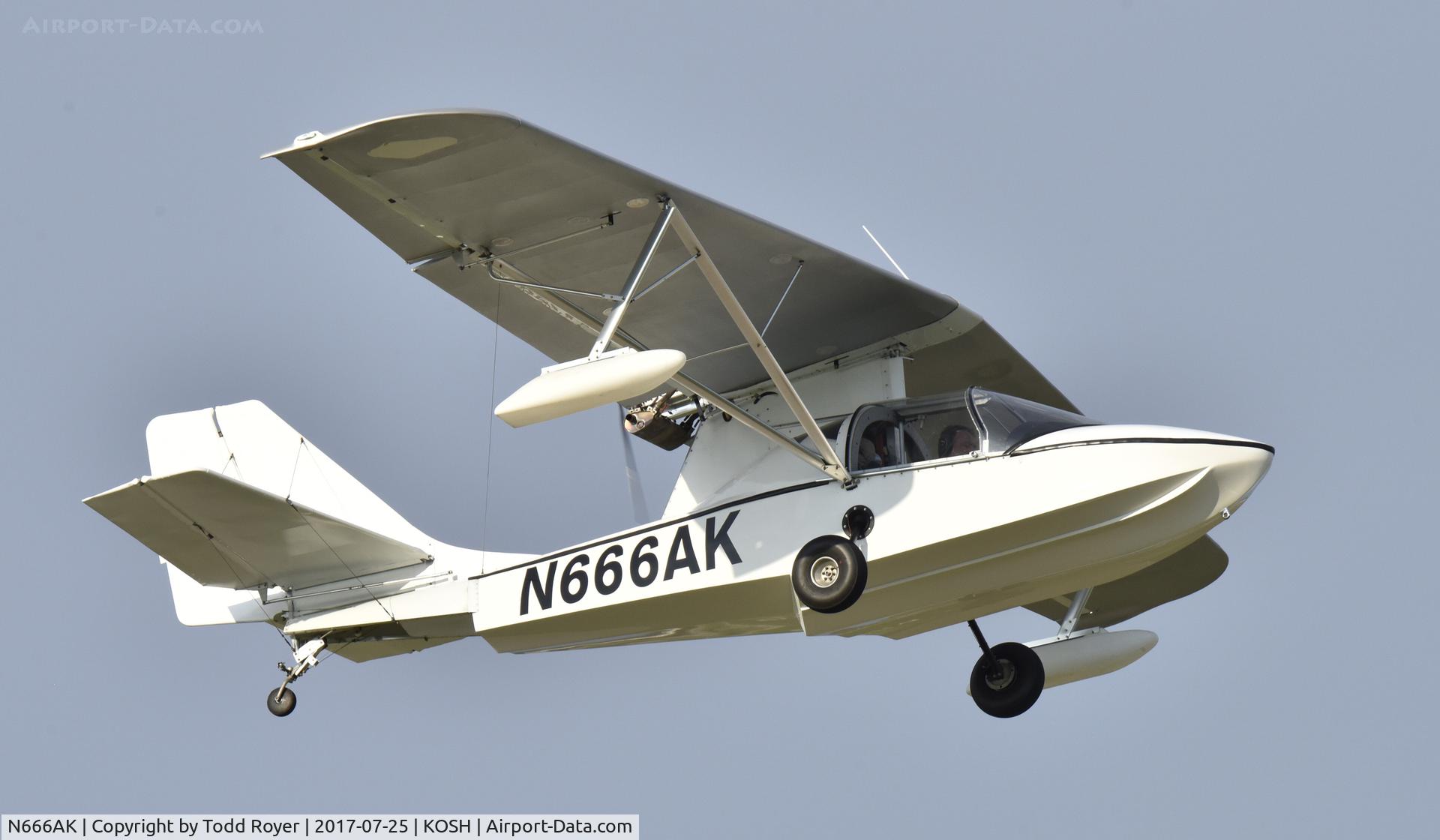 N666AK, 2011 Progressive Aerodyne SeaRey LSX C/N 1LK497C, Airventure 2017