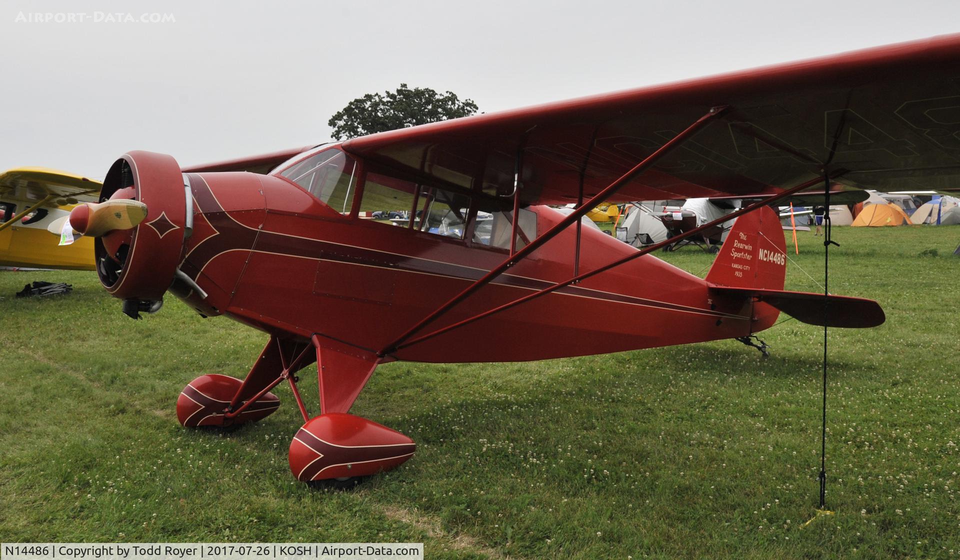 N14486, 1935 Rearwin 7000 C/N 406, Airventure 2017