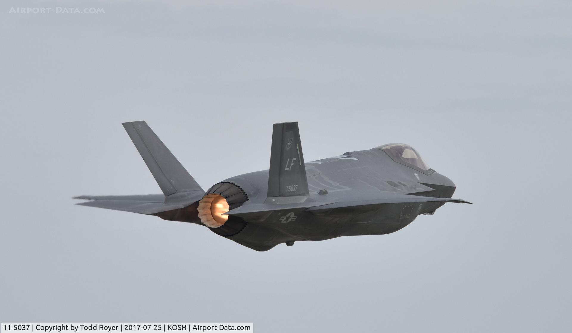 11-5037, 2011 Lockheed Martin F-35A Lightning II C/N AF-48, Airventure 2017