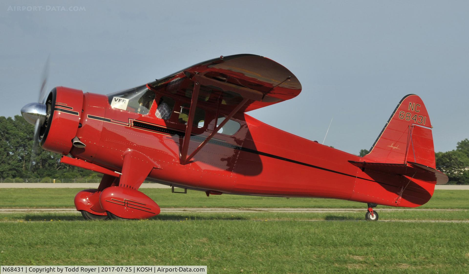 N68431, 1943 Howard Aircraft DGA-15P C/N 991, Airventure 2017