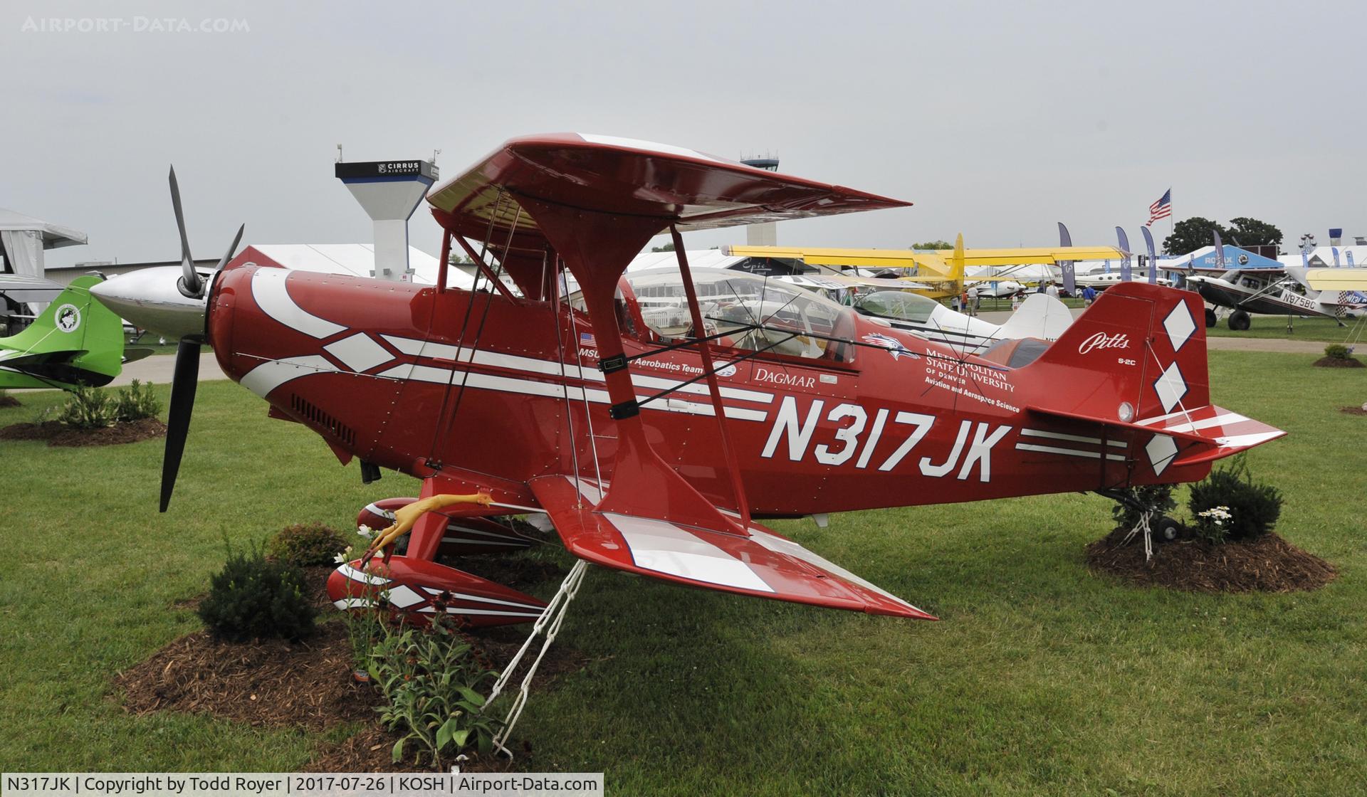 N317JK, 2008 Aviat Pitts S-2C Special C/N 6081, Airventure 3017