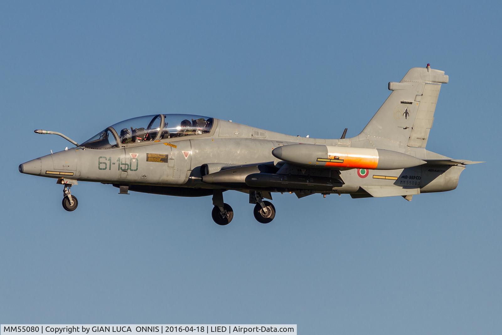 MM55080, Aermacchi MB-339CD C/N 6949/216/CD019, landing