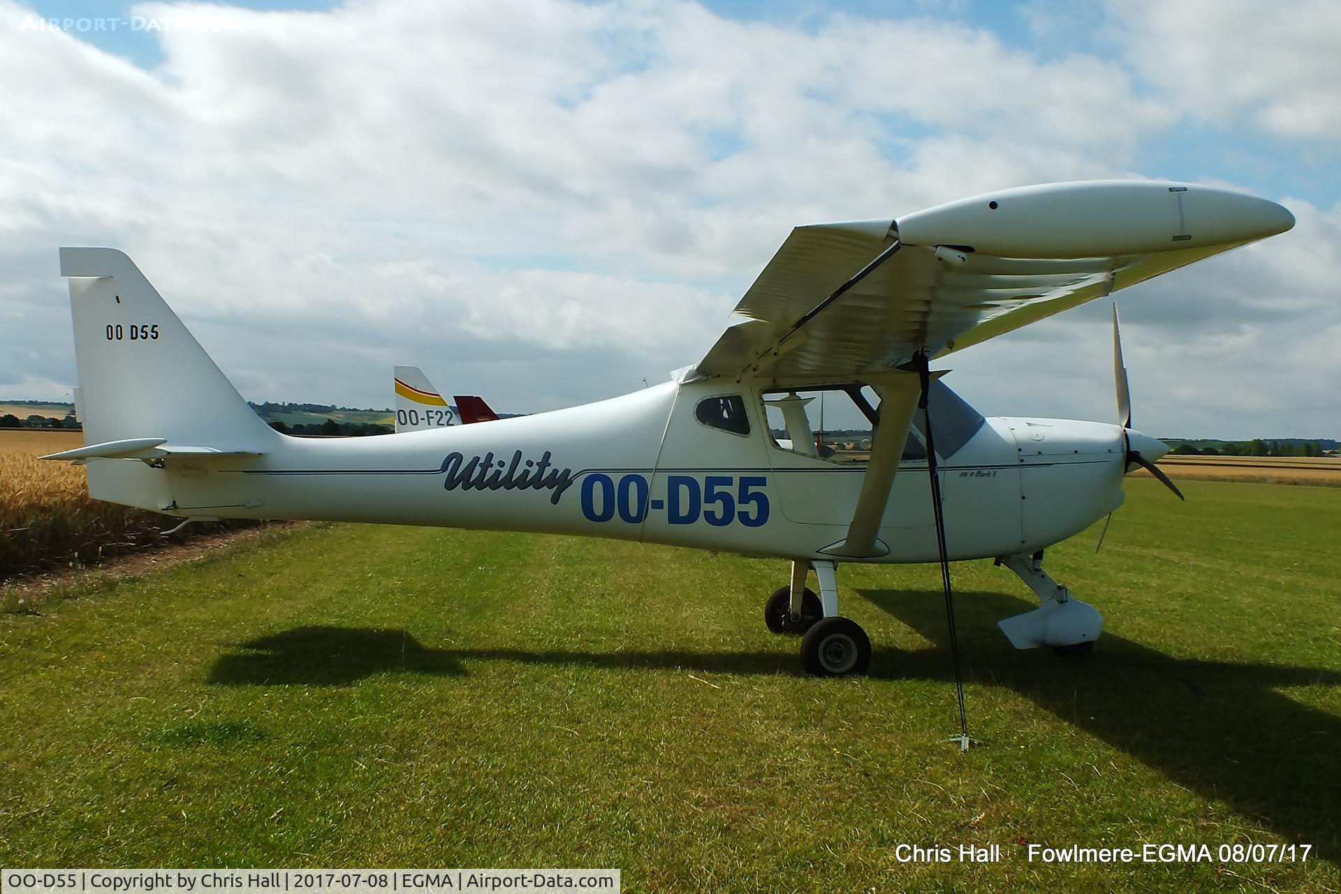 OO-D55, 2000 B & F Technik FK-9 Mark 3 Utility C/N 150, at Fowlmere