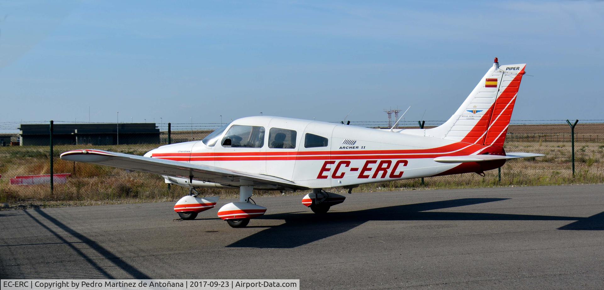 EC-ERC, 1977 Piper PA-28-181 Archer II C/N 28-7790257, Aeropuerto Internacional Lleida-Alguaire