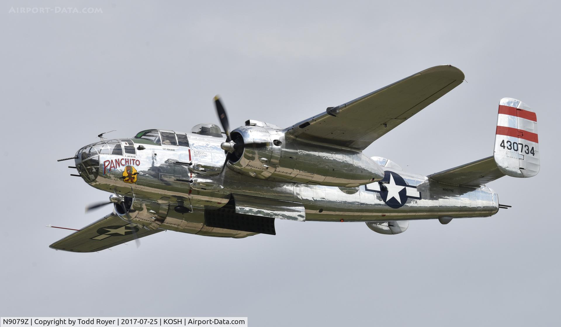N9079Z, 1944 North American TB-25N Mitchell C/N 108-34009, Airventure 2017