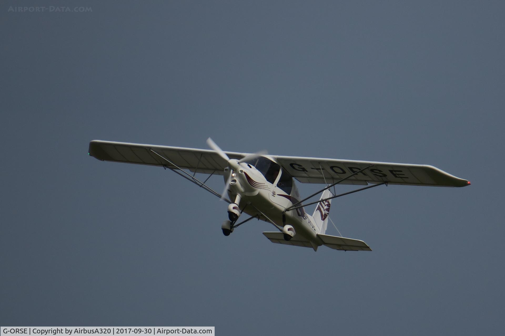G-ORSE, 2015 Comco Ikarus C42 FB100 Bravo C/N 1504-7386, Taking off from Northreps