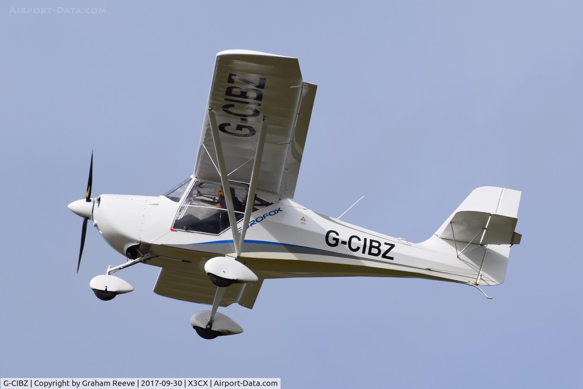 G-CIBZ, 2013 Eurofox 912S C/N BMAA/HB/642, Departing from Northrepps.