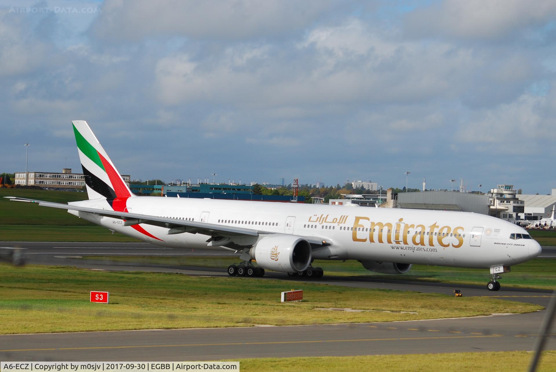 A6-ECZ, 2010 Boeing 777-31H/ER C/N 38983, EGBB