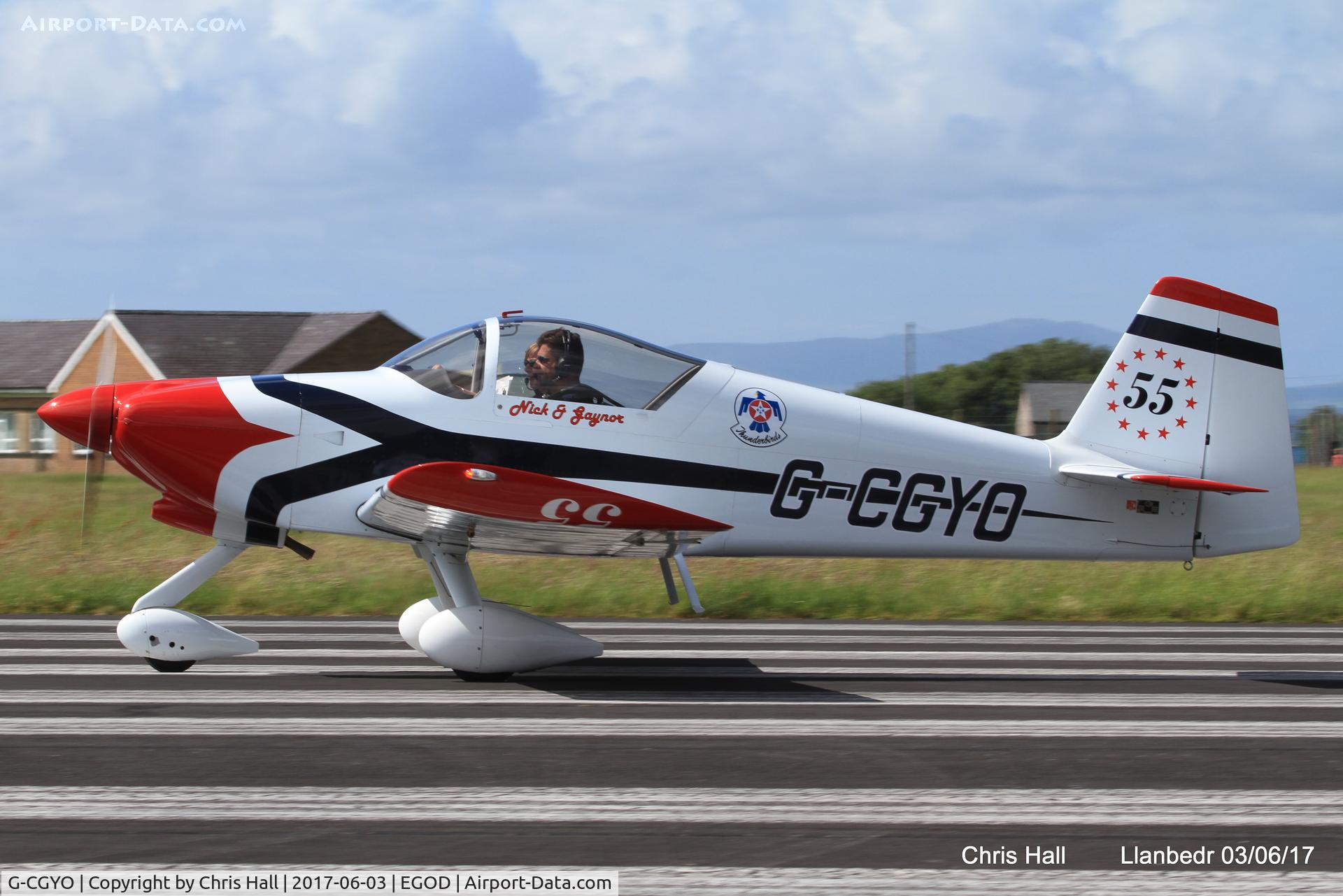 G-CGYO, 2005 Vans RV-6A C/N 24704, Royal Aero Club 3Rs air race at Llanbedr