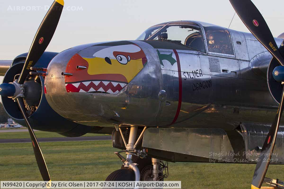 N99420, 1944 Douglas B-26B Invader C/N 27383, B-26B at Airventure.