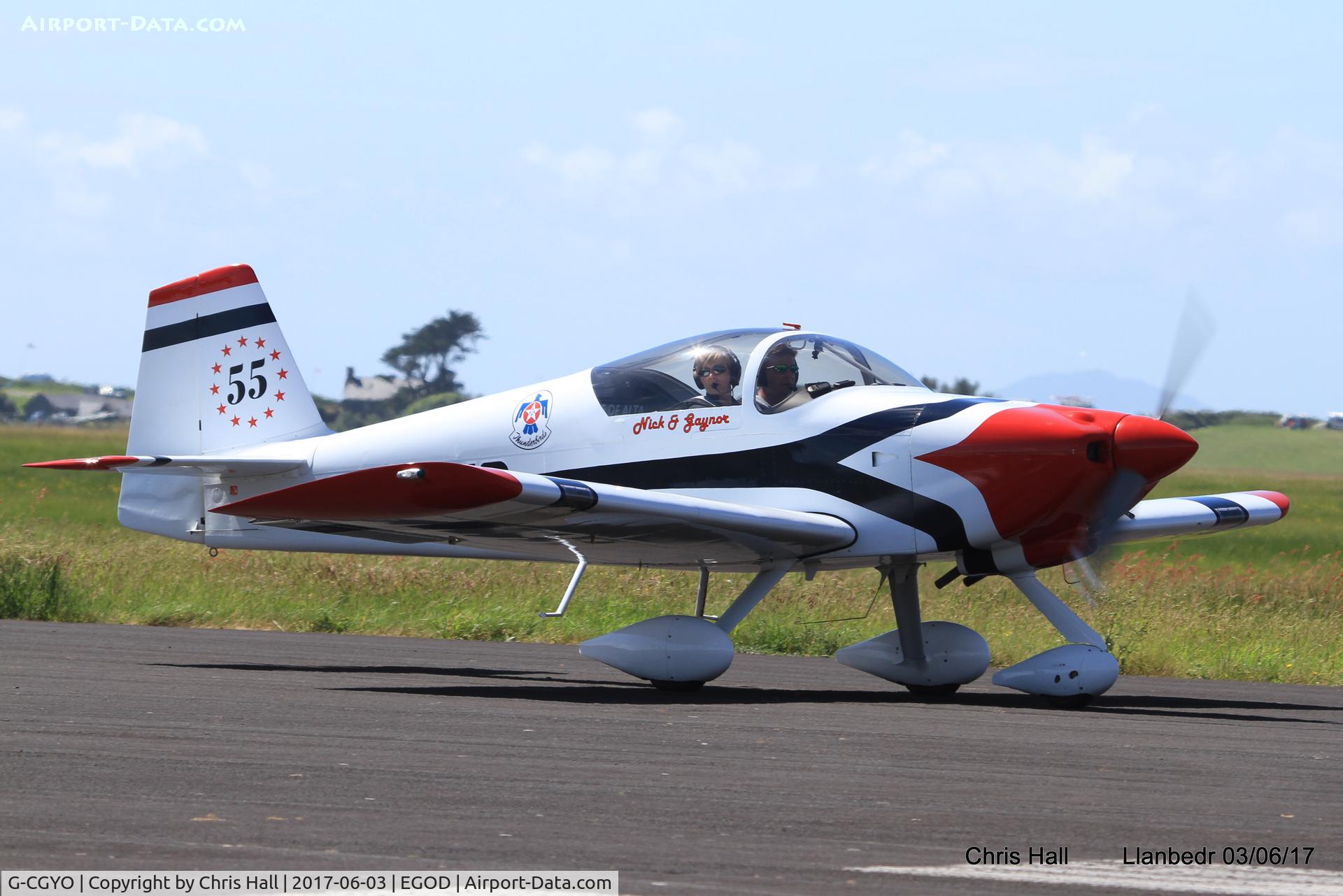 G-CGYO, 2005 Vans RV-6A C/N 24704, Royal Aero Club 3Rs air race at Llanbedr