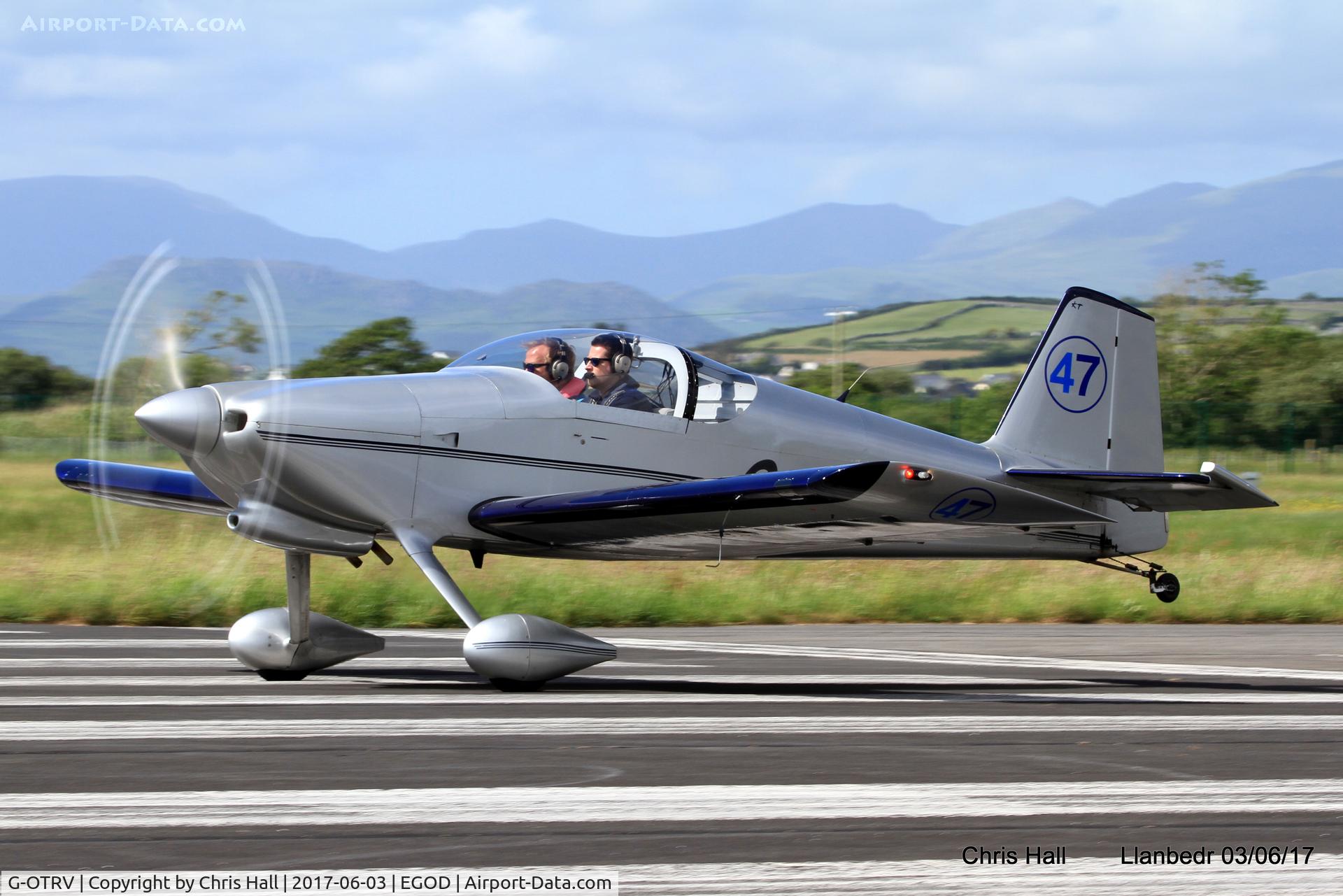 G-OTRV, 1999 Vans RV-6 C/N PFA 181-13302, Royal Aero Club 3Rs air race at Llanbedr