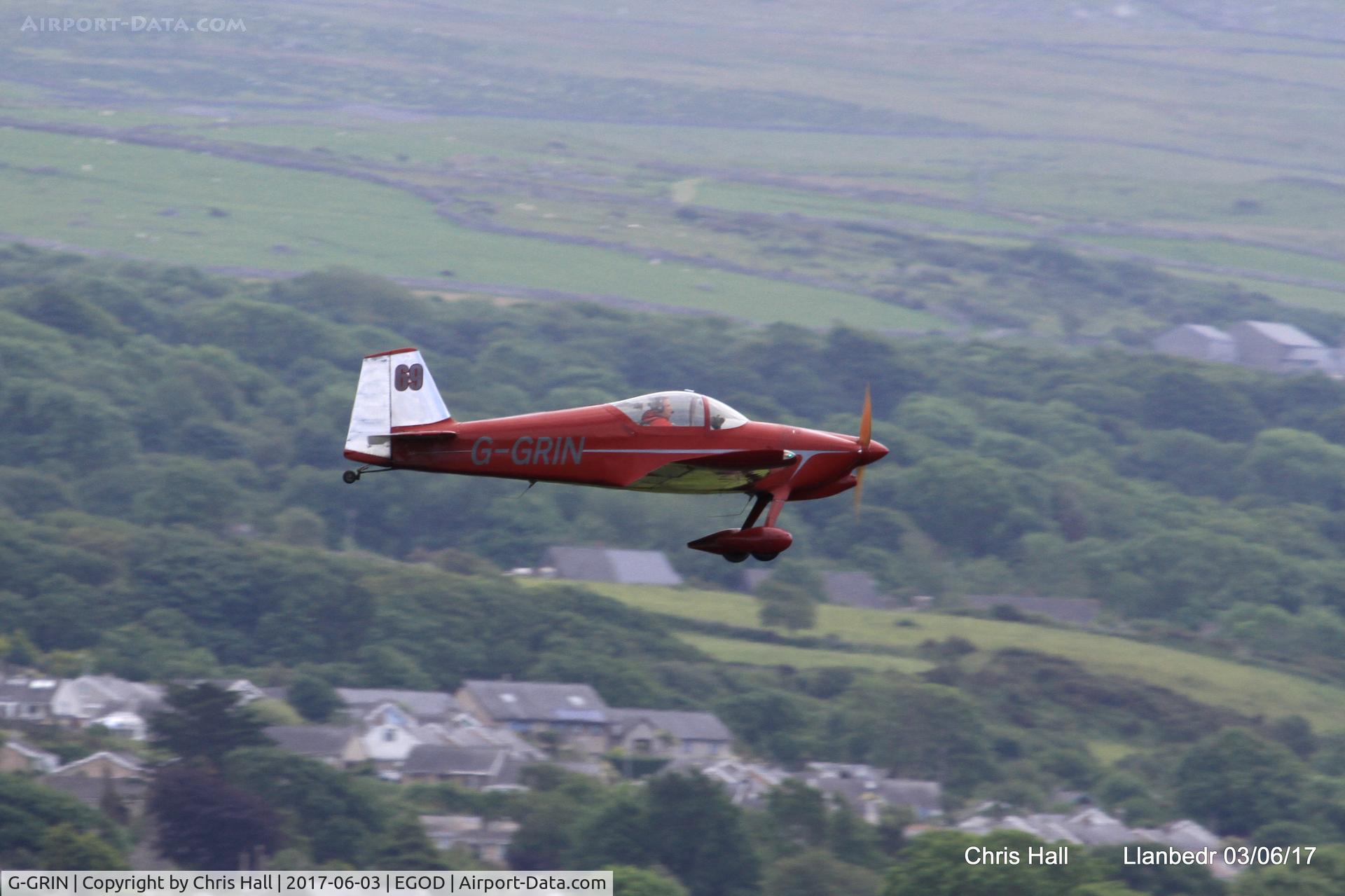 G-GRIN, 1999 Vans RV-6 C/N PFA 181-12409, Royal Aero Club 3Rs air race at Llanbedr