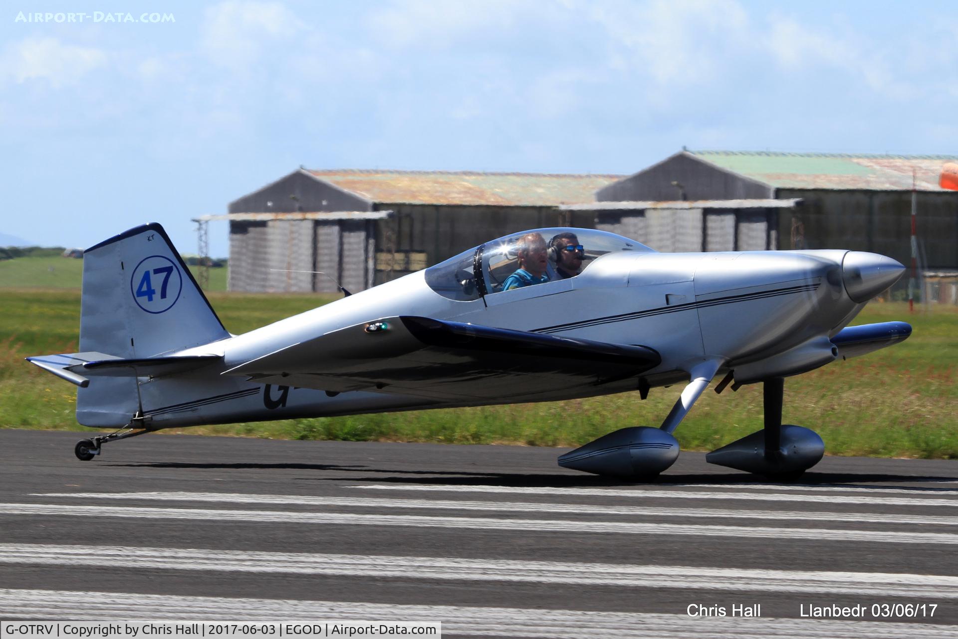 G-OTRV, 1999 Vans RV-6 C/N PFA 181-13302, Royal Aero Club 3Rs air race at Llanbedr