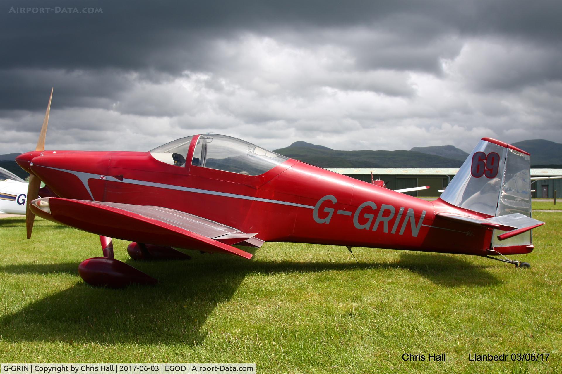 G-GRIN, 1999 Vans RV-6 C/N PFA 181-12409, Royal Aero Club 3Rs air race at Llanbedr