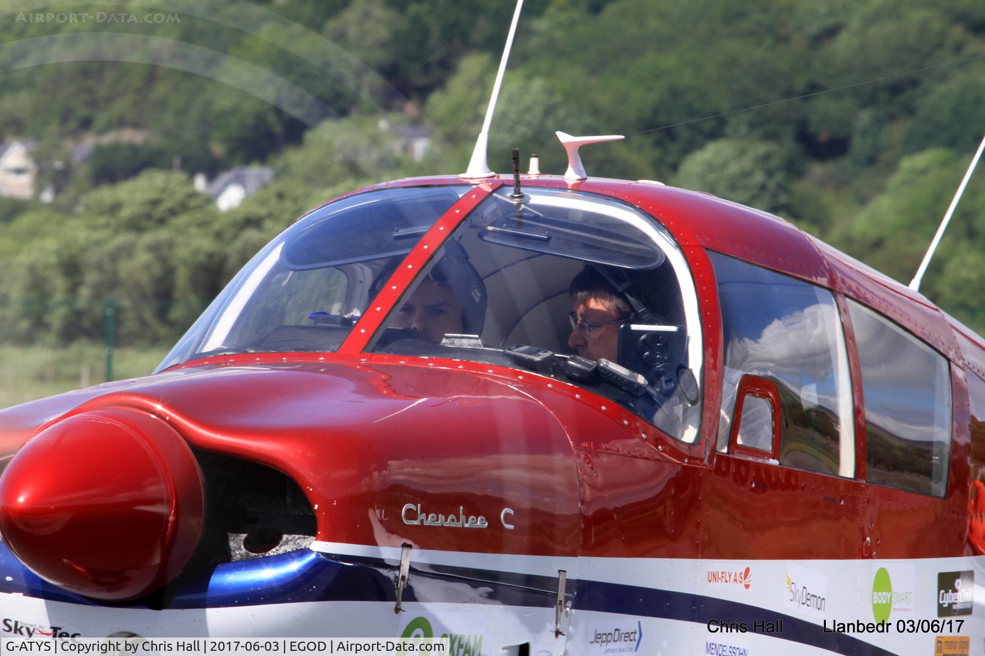 G-ATYS, 1966 Piper PA-28-180 Cherokee C/N 28-3296, Royal Aero Club 3Rs air race at Llanbedr