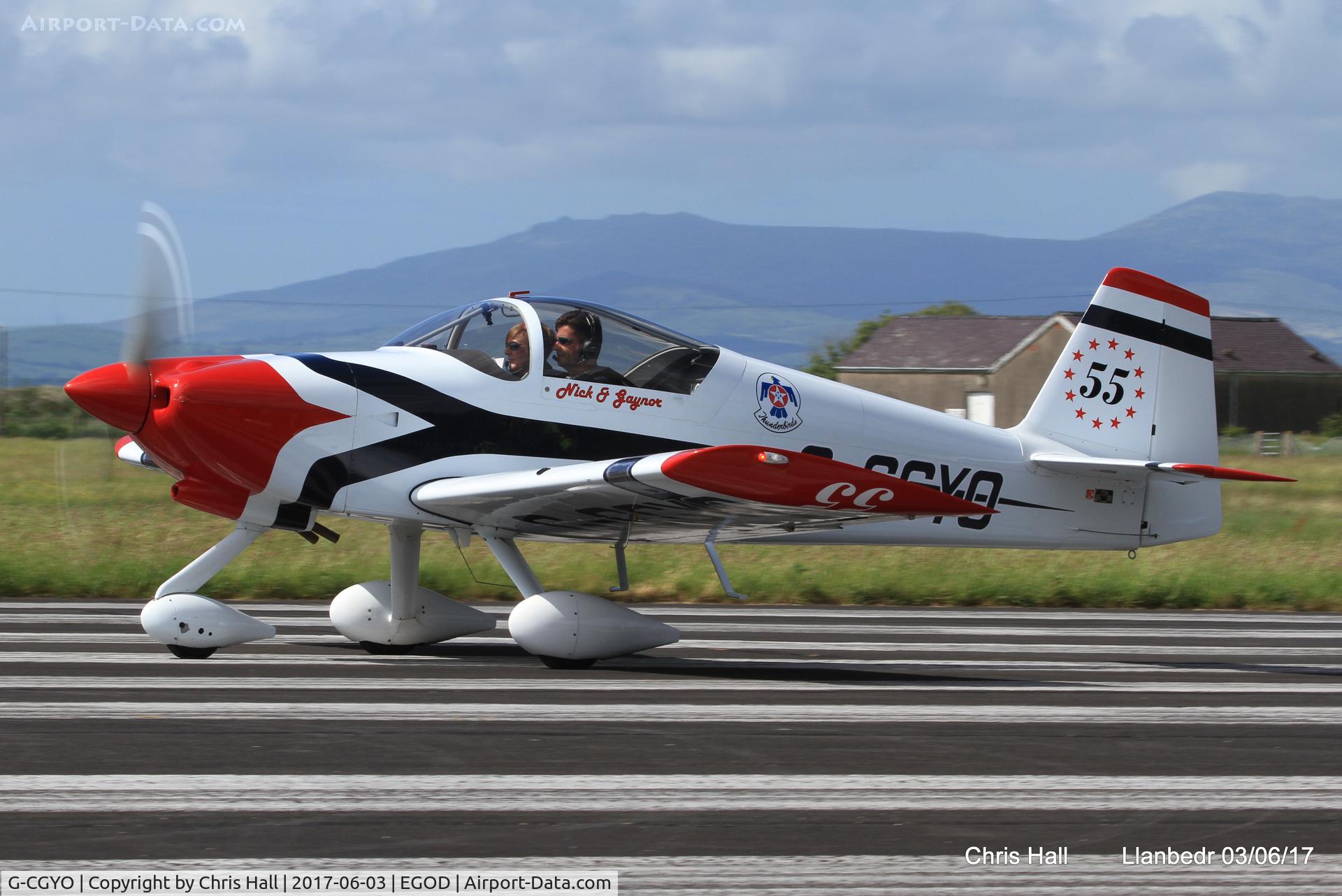 G-CGYO, 2005 Vans RV-6A C/N 24704, Royal Aero Club 3Rs air race at Llanbedr