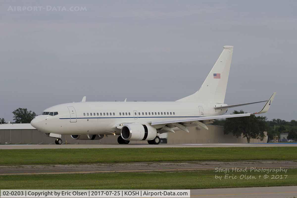 02-0203, 2002 Boeing C-40C Clipper (737-7BC BBJ) C/N 33434, C-40C at Airventure.