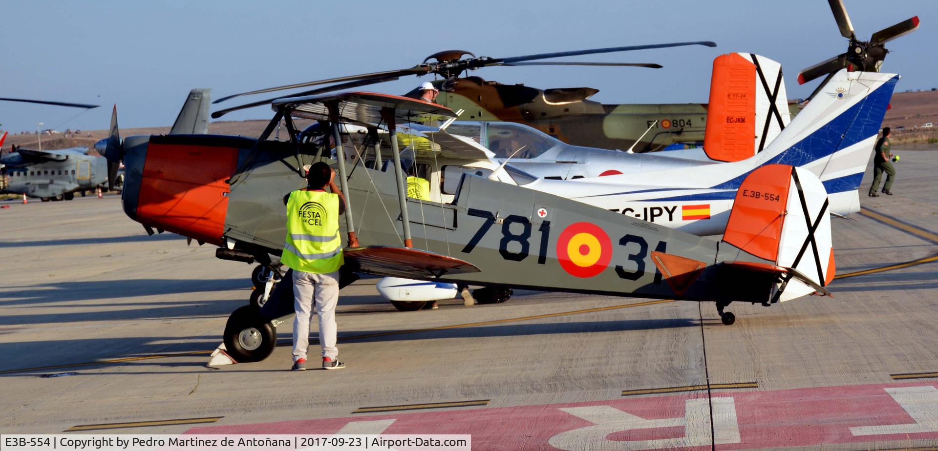E3B-554, CASA 1-131E Jungmann C/N 2167, Aeropuerto Internacional Lleida-Alguaire