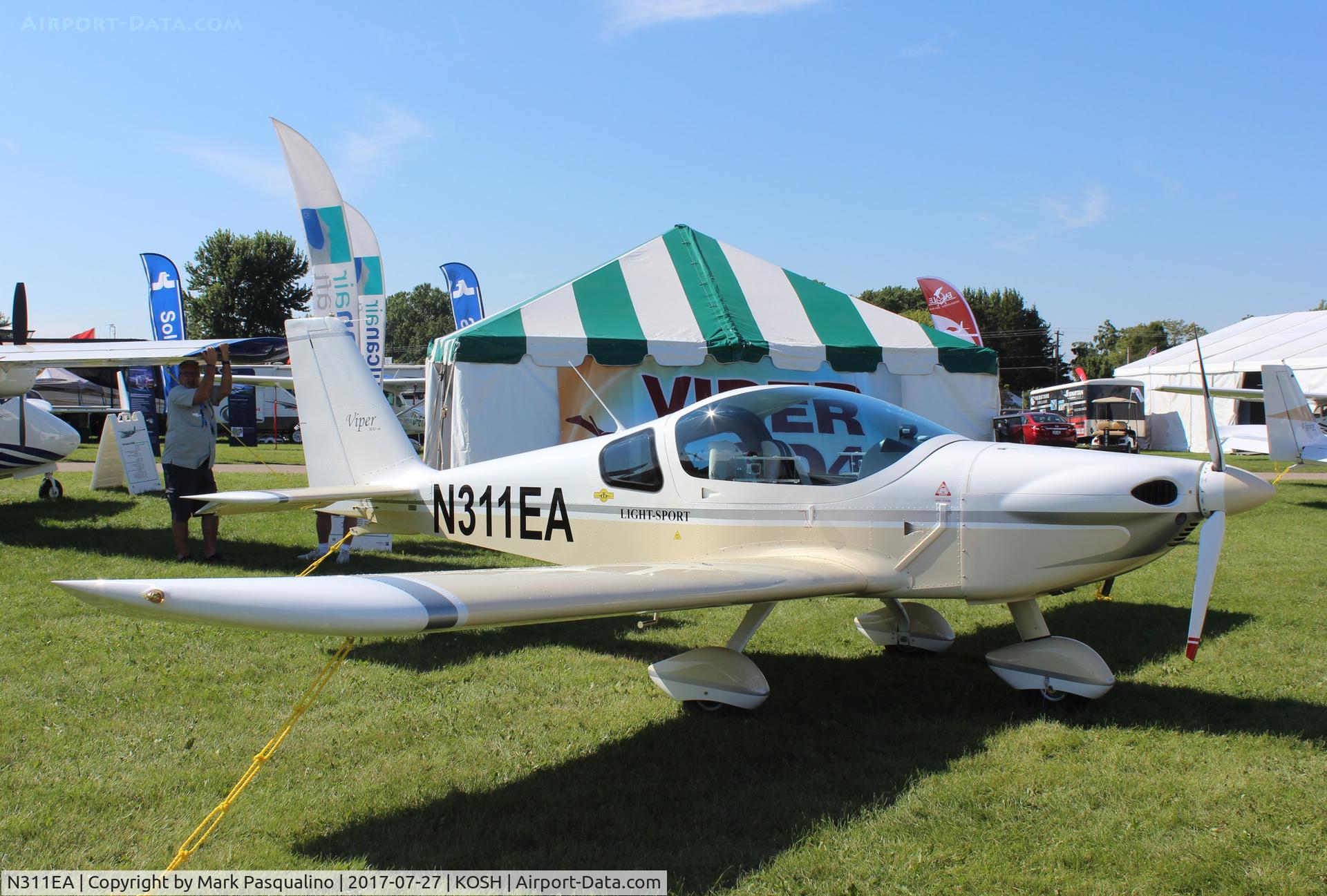 N311EA, 2017 Tomark Aero Viper SD-4 C/N 0100, Tomark Aero Viper SD-4