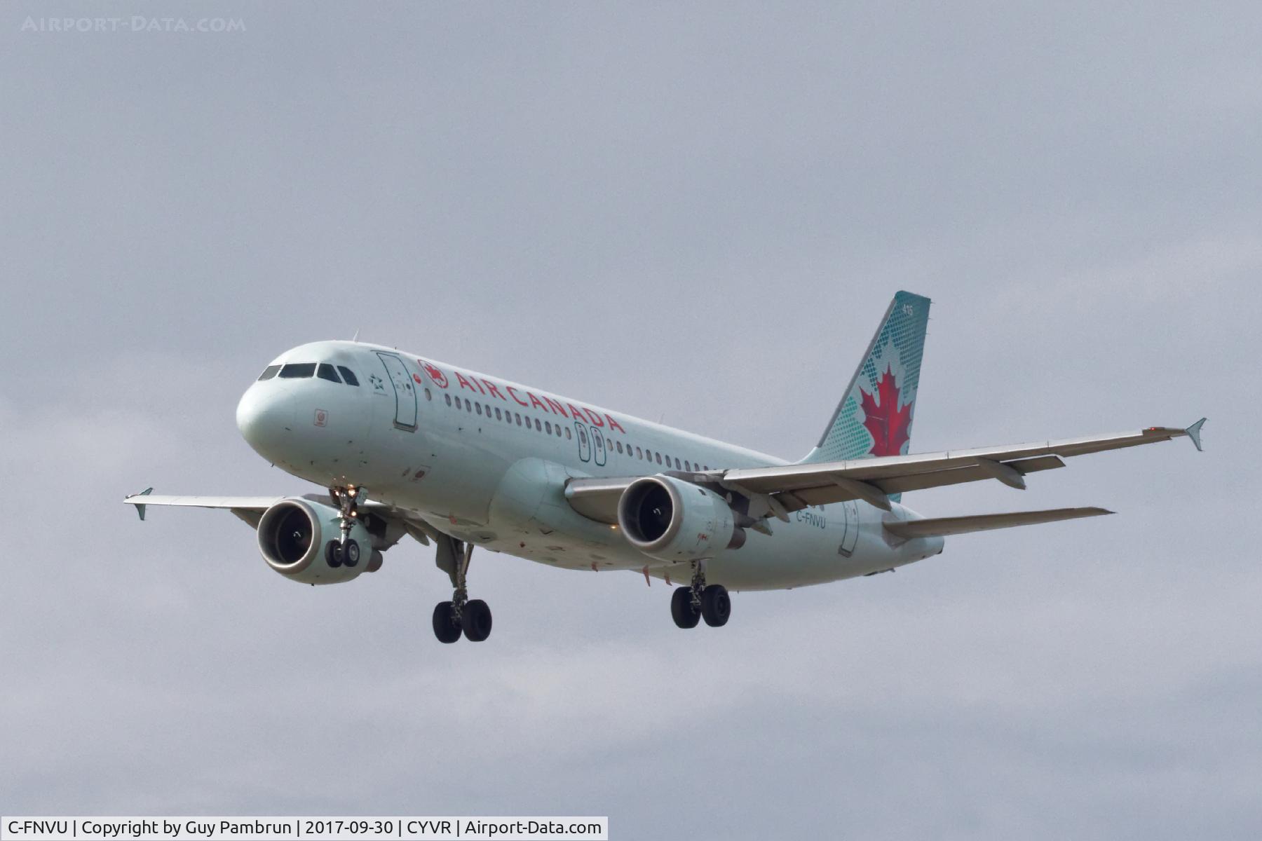 C-FNVU, 1993 Airbus A320-211 C/N 403, Landing