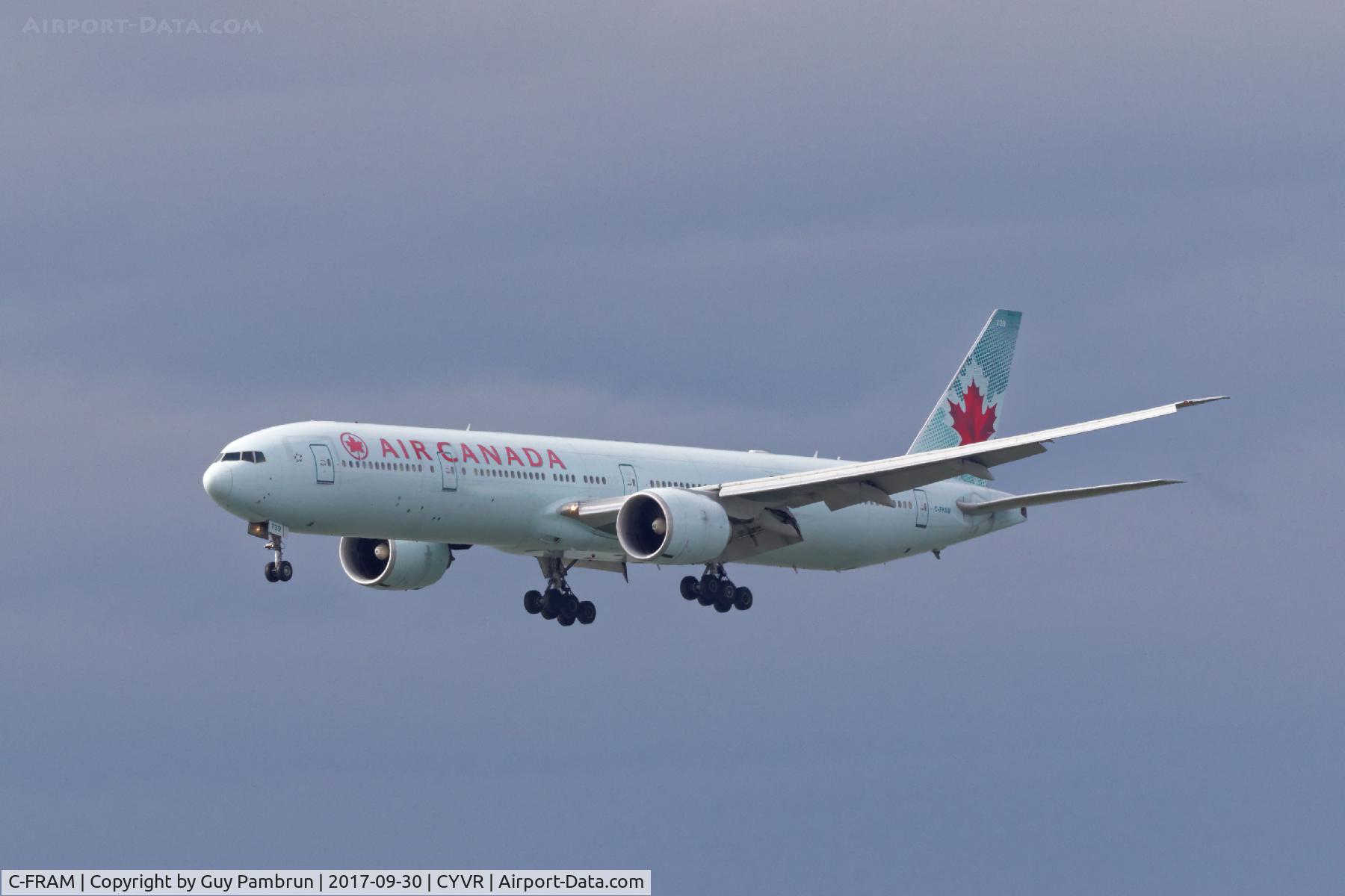 C-FRAM, 2008 Boeing 777-333/ER C/N 35250, Landing