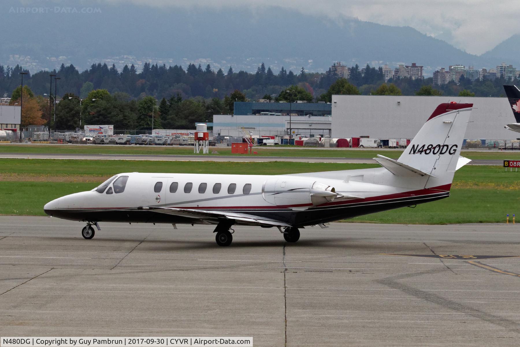 N480DG, Cessna 560 C/N 560-0015, Heading out