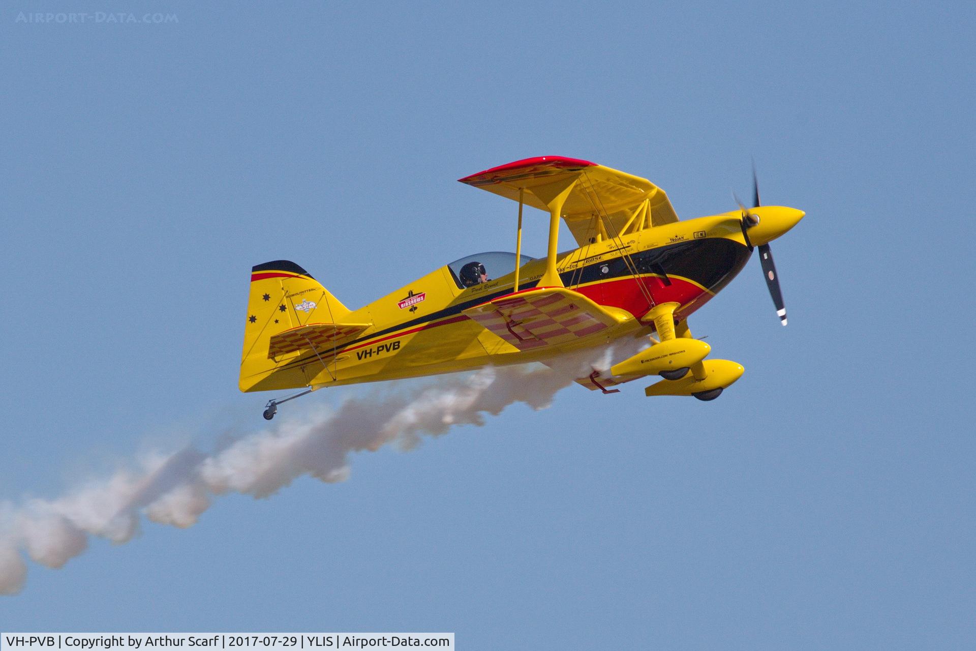 VH-PVB, 2008 Pitts S-1 Special C/N WPP-001, Lismore NSW Aviation Expo 2017