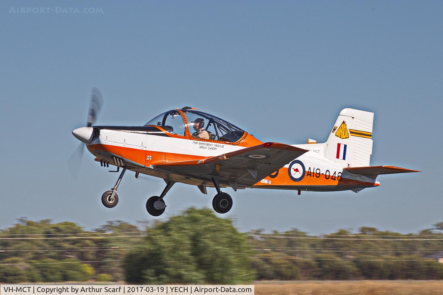 VH-MCT, 1975 New Zealand CT-4A Airtrainer C/N 046, AAAA Fly In 2017
