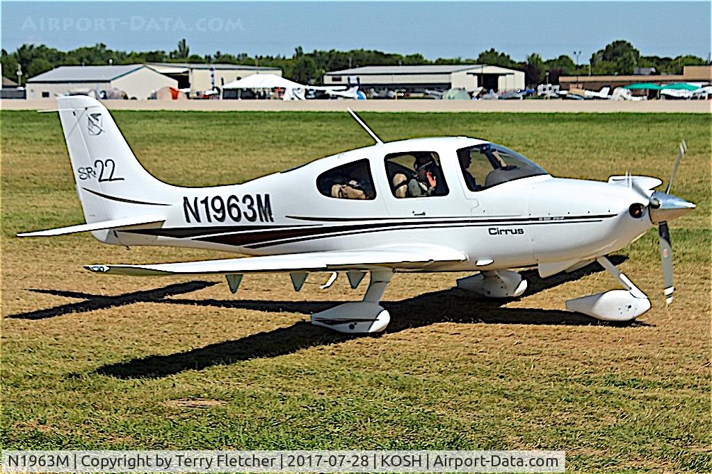 N1963M, 2002 Cirrus SR22 C/N 0355, At 2017 EAA AirVenture at Oshkosh