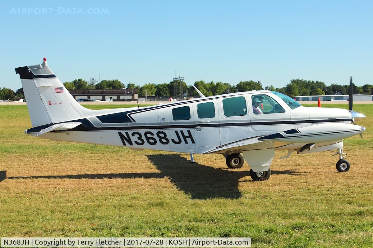 N368JH, 1981 Beech A36 Bonanza 36 C/N E-1920, At 2017 EAA AirVenture at Oshkosh