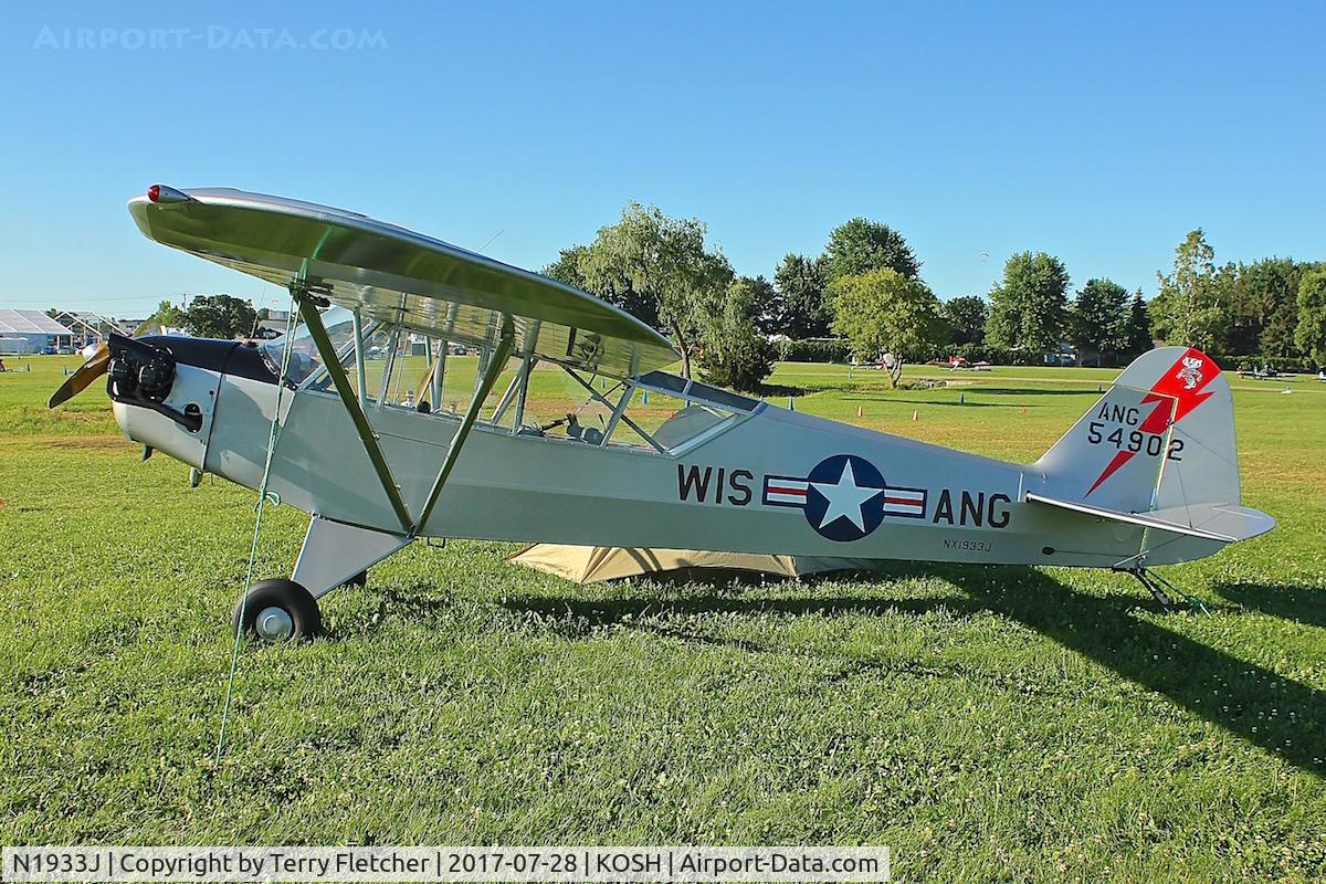 N1933J, 1983 Wag-Aero CUBy C/N 303, At 2017 EAA AirVenture at Oshkosh