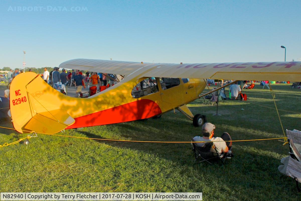 N82940, 1946 Aeronca 7AC Champion C/N 7AC-1590, At 2017 EAA AirVenture at Oshkosh