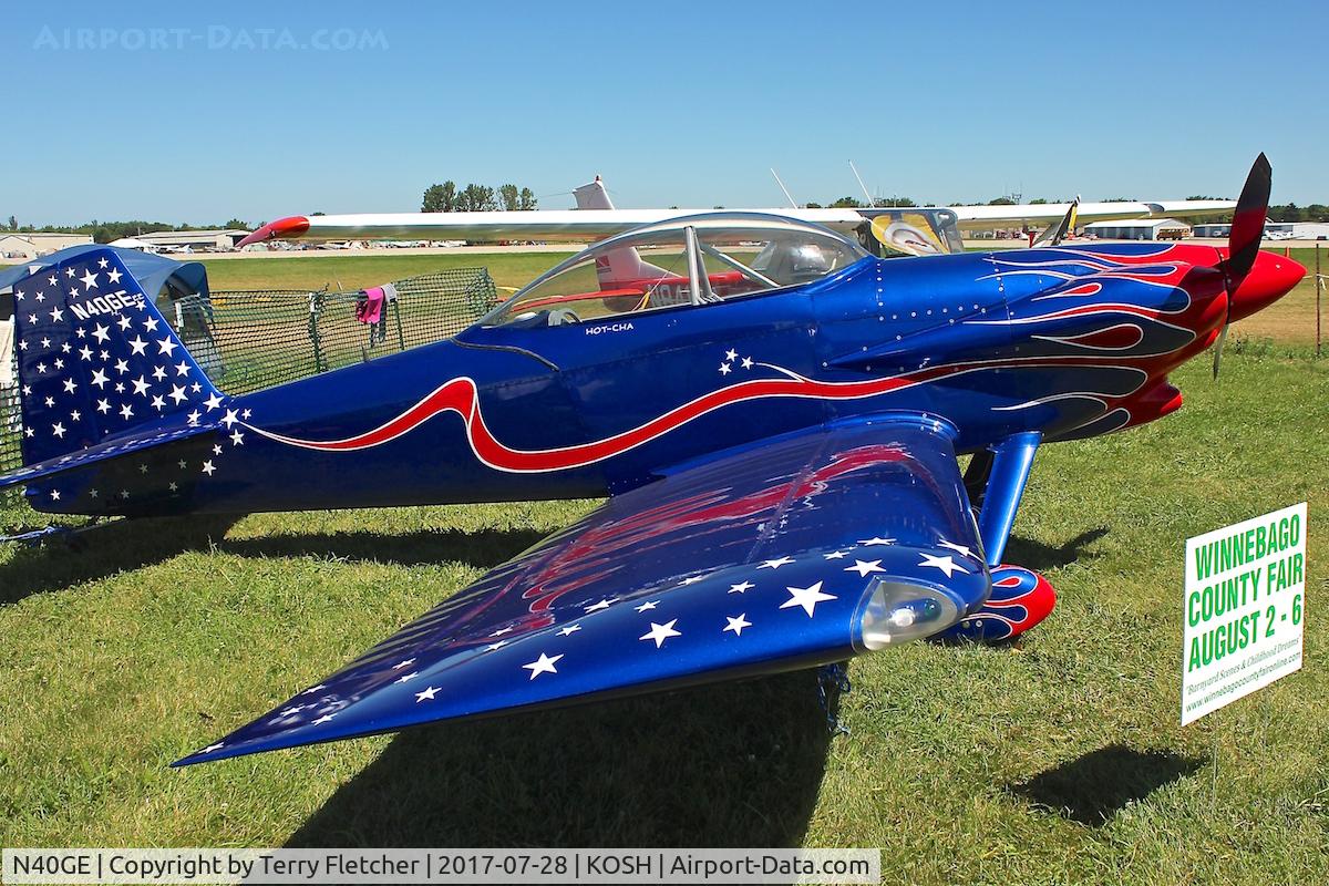 N40GE, 1998 Vans RV-4 C/N 1545, At 2017 EAA AirVenture at Oshkosh