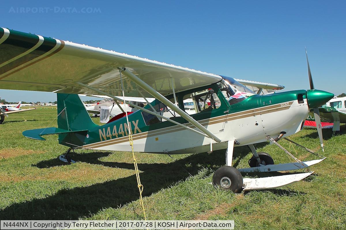 N444NX, American Champion 8GCBC Scout C/N 419-2000, At 2017 EAA AirVenture at Oshkosh