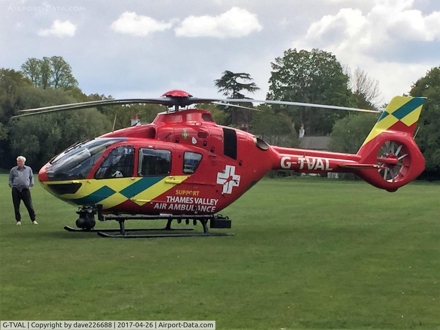 G-TVAL, 2015 Airbus Helicopters EC-135T-3 C/N 1189, On Promotion at Yateley Green in Hampshire