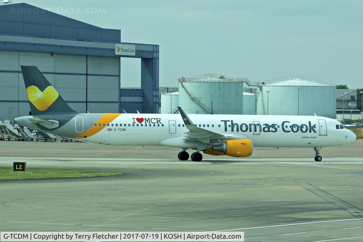 G-TCDM, 2016 Airbus A321-211 C/N 7003, At Manchester on 19th July 2017